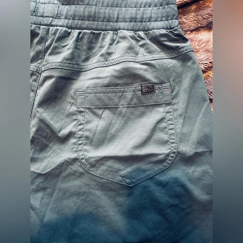 L.L. Bean Men's Athletic Shorts Sz Medium in Teal - Picture 7 of 8